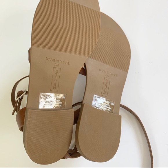 Steven by Steve Madden Matas Leather Sandals NWT 8 - Picture 8 of 8
